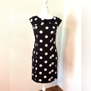Studio I womens polka dot dress